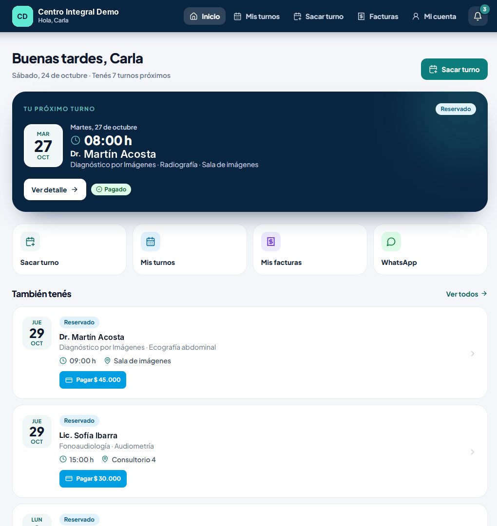Portal del paciente: inicio